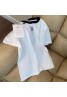 Chanel T-shirt stitching commuter short-sleeved T-shirt high waist high quality