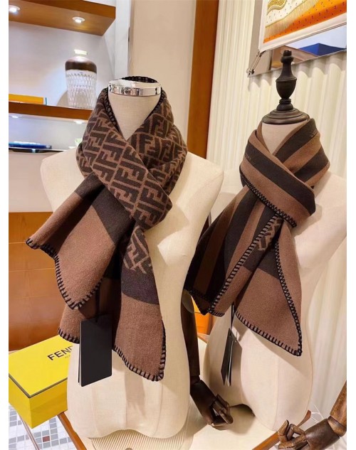 Fendi scarf warm luxury logo scarf original designer 