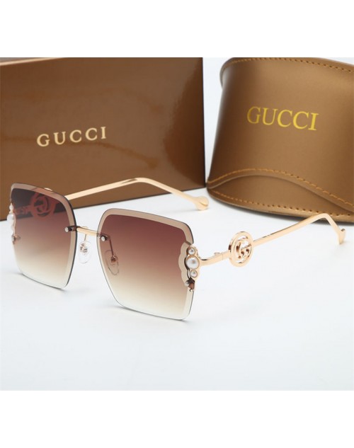 Gucci sunglasses artistic elegant ocean glasses female