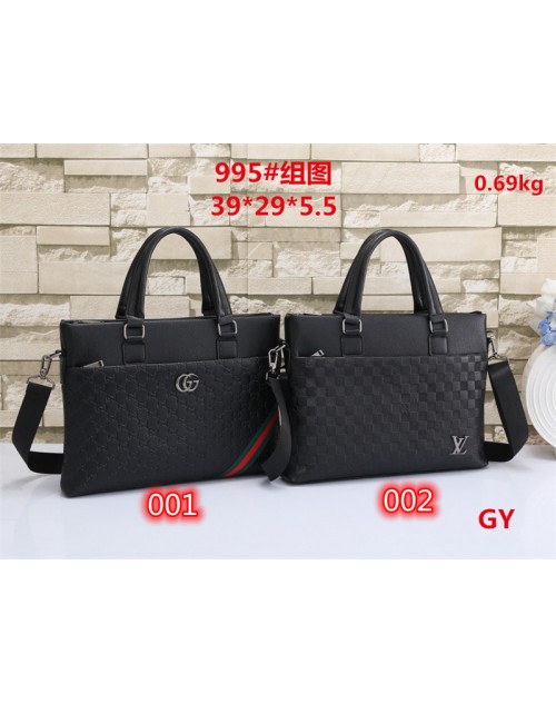 Gucci fashion business men bag 39*29*5.5cm