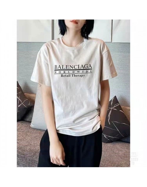 Balenciaga T-shirt fashion short sleeves letter logo