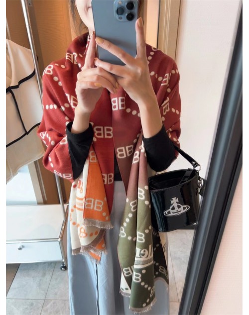 Balenciaga scarf shawl ladies warm