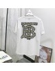 Burberry spring/summer 2022 letterprinted  casual short sleeve T-shirt for men and women