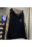 burberry jacket men's new plaid hooded jacket long sleeve casual sports jacket