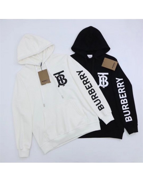 Burberry Autumn and winter new classic TB letter hooded couple clothes
