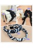 Chanel bow tie thick hair hoop hair rope headdress