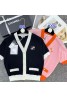chanel clothes temperament V neck knitted short sleeve outer wear
