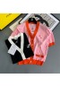 chanel clothes temperament V neck knitted short sleeve outer wear