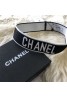 Chanel elastic headband letter headband black white matching star style