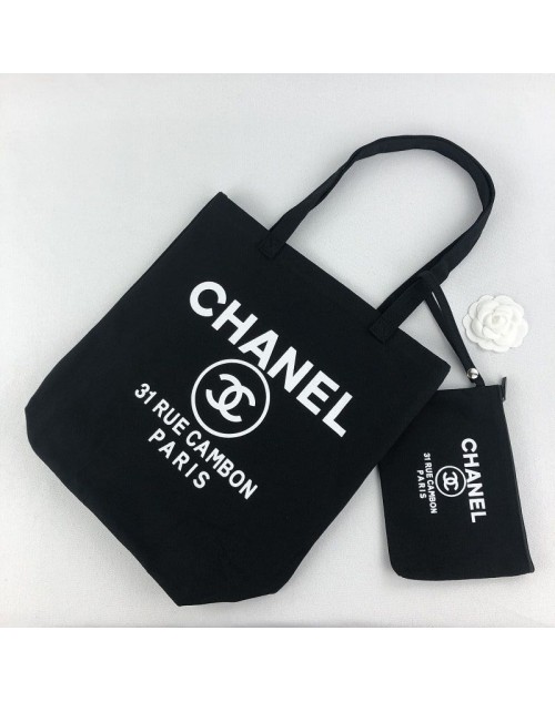 chanel bag black shoulder bag simple lady's tote bag small bag 37*12*39cm