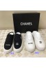 Chanel shoes new style canvas platform white shoes female