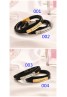 Chanel titanium steel couple's hand rope leather rope girlfriends gift