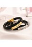 Chanel titanium steel couple's hand rope leather rope girlfriends gift