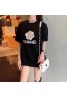  Chanel clothes flower T-shirt printing pure cotton skin-friendly comfortable loose