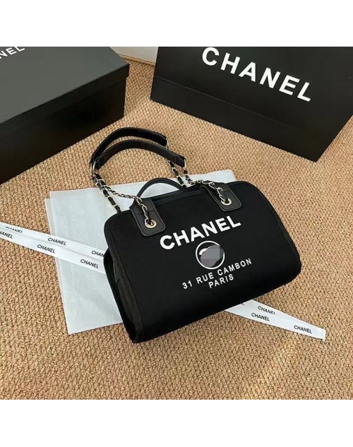  Chanel bag large capacity tote underarm bag