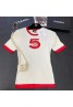 chanel New Knitted Alphanumeric Embroidery Short Sleeves