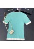 chanel New Knitted Alphanumeric Embroidery Short Sleeves