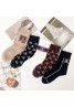 Chanel Long tube CC trendy fashion all-match medium tube socks 5-pairs