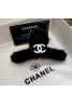 chanel The new fluffy milk tea color plush gripper