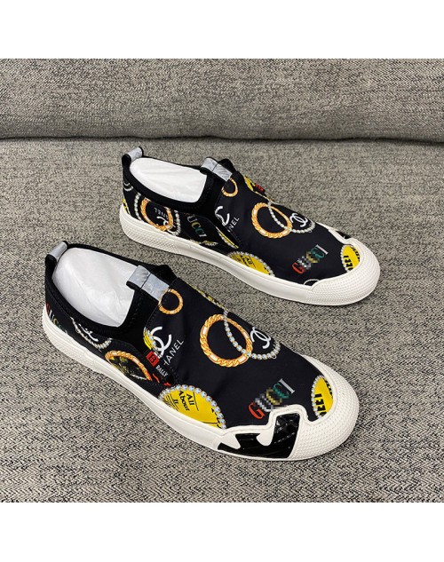 Chanel trendy canvas shoes casual shoes