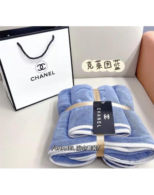 chanel Towel bath two sets of thickened quick dry water not shed hair