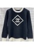 chanel sweater black white fashion sweater s-xl