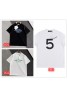 Chanel T-shirt black and white short sleeve no.5 simple unisex