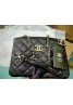Chanel shoulder bag metal fittings with chain women fashionable popular