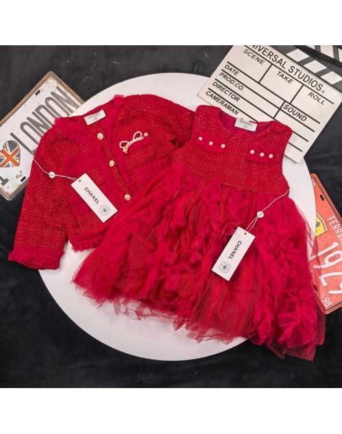 Chanel Children´s clothing Product Code：X-LI-CHA-59040When confirming stock and placing an order on whatsapp, please tell us the Product Code