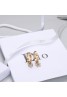 dior earring high-grade lock hypoallergenic earrings