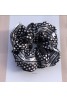 dior Large intestine hair tie satin high-quality elegant headband hair accessories