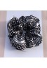 dior Large intestine hair tie satin high-quality elegant headband hair accessories