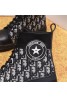 Dior High luxury D letter zipper short boots men's and women's shoes high boots