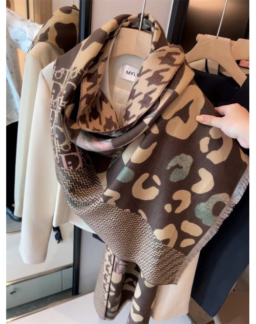 Dior scarf luxury logo scarf warm