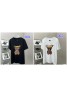 fendi T-shirt bear letter printing short sleeve cotton half sleeve  men women