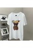 fendi T-shirt bear letter printing short sleeve cotton half sleeve  men women