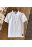 Fendi Polo shirt men's cotton loose casual couple short sleeve tide