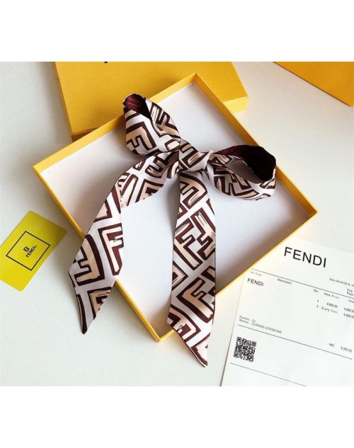 fendi Hairband Ribbon Fashion Style silk scarf