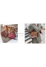 Chanel bag new trendy embossed letter handbag fashion soft leather small square bag