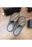 fendi new pair leather slippers sturdy durable 36-45