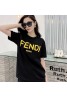 Fendi T-shirt Short Sleeve Brand Casual Tops Unisex