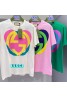 Gucci clothes pure color cotton men women T-shirts 