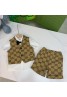 Gucci clothes children's suit shirt waistcoat three-piece set short sleeves short style boys suit