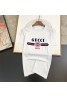 Gucci T-shirt Letter printed cotton loose round neck couple models