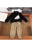 gucci clothes children's fleece warm children's two-piece suit