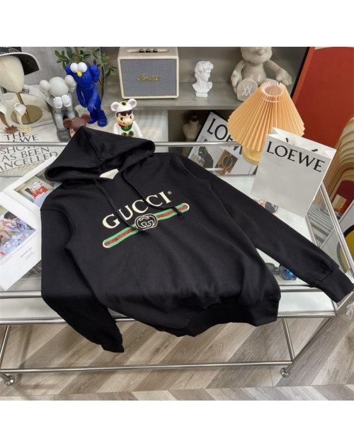 Gucci High-end version of the classic print hoodie casual fashion