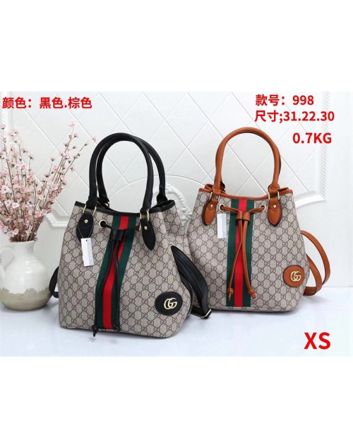 Gucci Classic Print Bag commute bag 31*22*30cm