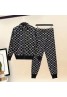 gucci fashion joint style pants set two-piece children