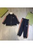 Gucci Color-block sweatshirt and trouser set for boys and girls 100-160