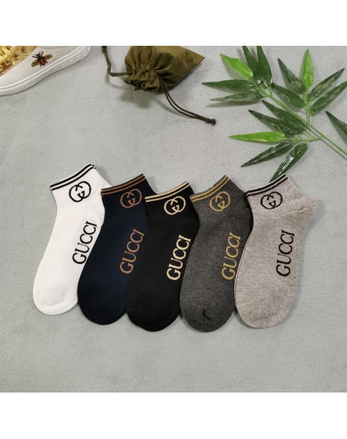 Gucci luxury socks 5-pairs